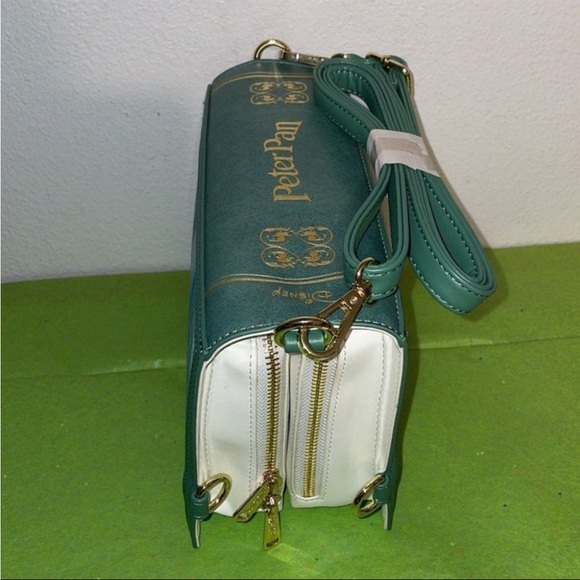 Loungefly Disney Peter Pan Book Series Convertible Crossbody Backpack and Wallet - Picture 9 of 16